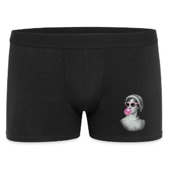 Jane Austen with bubblegum and sunglasses - Men's Boxer Shorts - black - Front