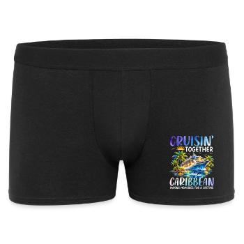 Cruisin Together Caribbean - Men's Boxer Shorts - black - Front