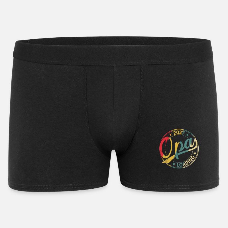 Opa 2027 Loading Werdender Opa 2027 - Männer Boxer Shorts - Schwarz