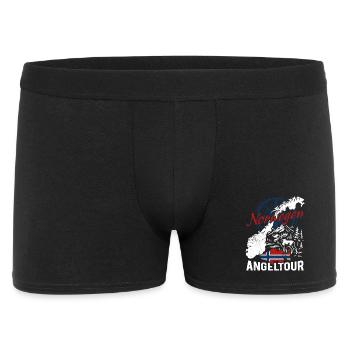 Norway Fishing Trip - Angler Gift - Men's Boxer Shorts - black - Front