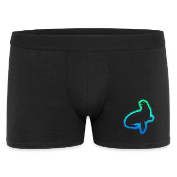 Phoques Hommes Enfants Garçons Phoques - Boxer Homme - noir - Devant