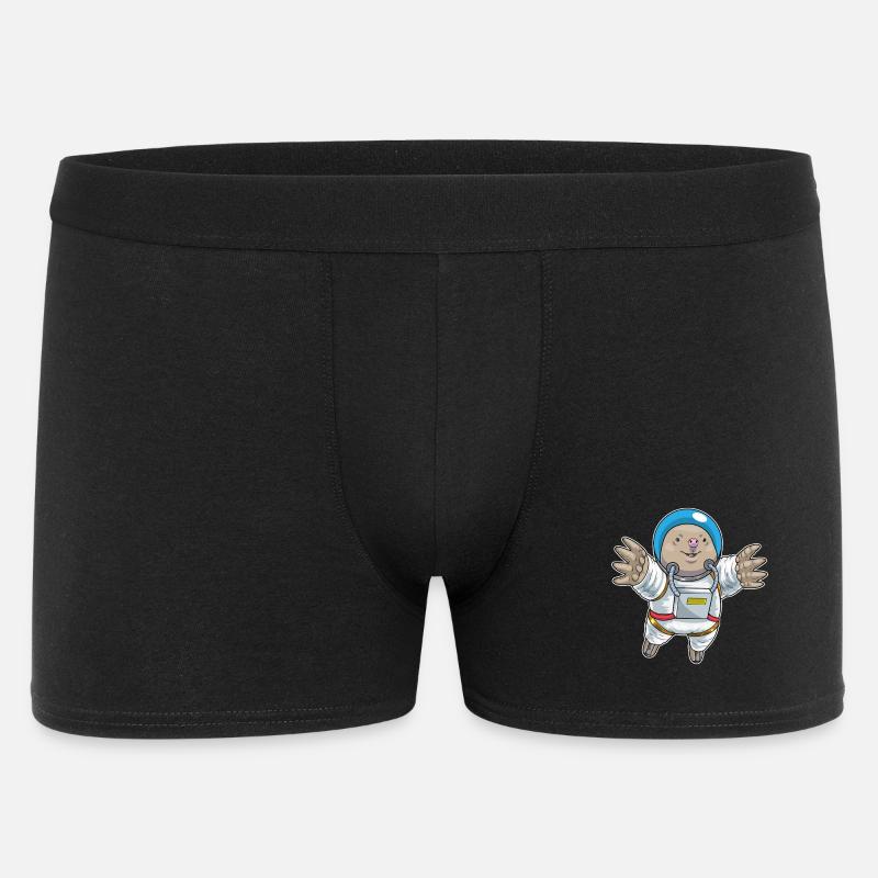 Mole Astronaut Space - Men's Boxer Shorts - black