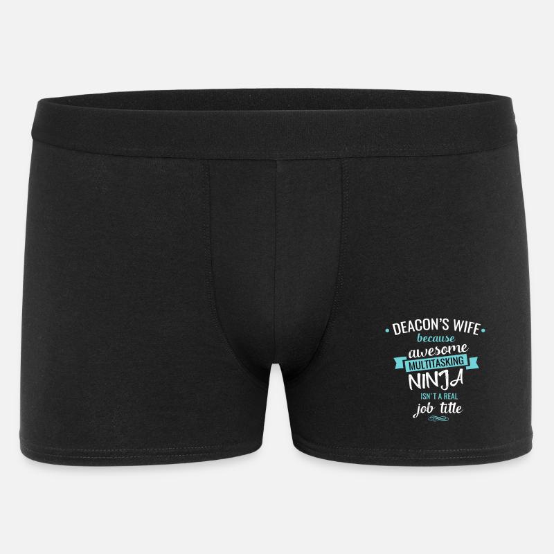 Deacons Frau Multitasking-Ninja - Männer Boxer Shorts - Schwarz