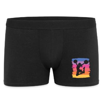 Cheerleader Cheer Mom Cheerleading - Männer Boxer Shorts - Schwarz - Vorne