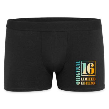16e anniversaire Garçon Fille Adolescent Original 16 - Boxer Homme - noir - Devant