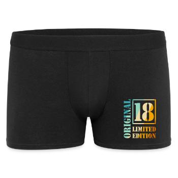 18th Birthday Boy Girl Teenager Original 18 - Men's Boxer Shorts - black - Front