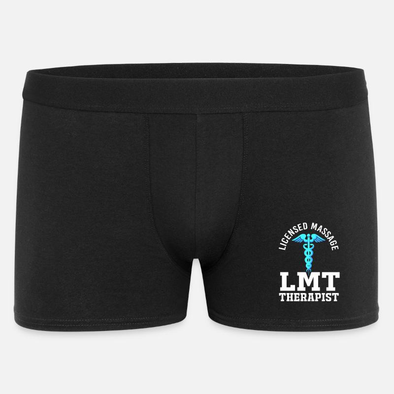 Massage - Männer Boxer Shorts - Schwarz
