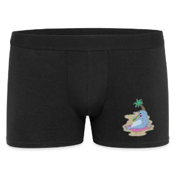 Scellez la bouteille de bière - Boxer Homme - noir - Devant