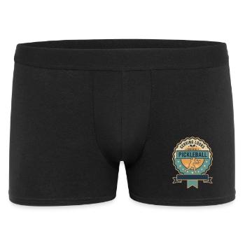 Pickleball Serving Looks Good On Me Funny Player - Men's Boxer Shorts - black - Front