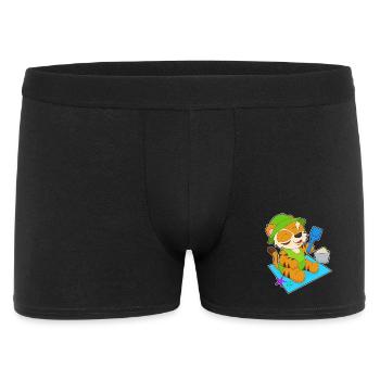 Tiger Beach Sand Summer - Men's Boxer Shorts - black - Front