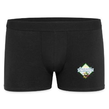 Aracaju in Sergipe Brasilien mit Tukan Souvenir - Männer Boxer Shorts - Schwarz - Vorne