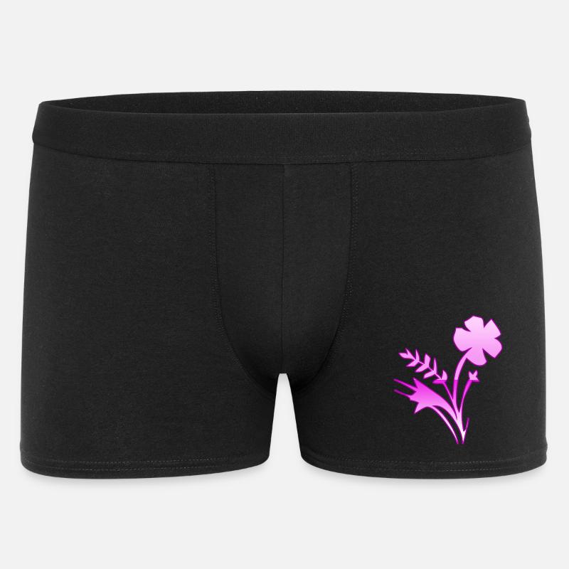 Fleur - Boxer Homme - noir