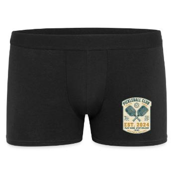 Pickleball Club Est 2024 Funny Player Love - Men's Boxer Shorts - black - Front