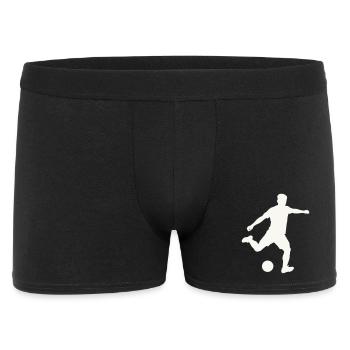 Foosball silhouette in motion - Men's Boxer Shorts - black - Front