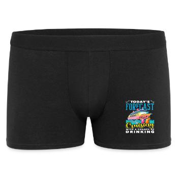 Vorhersage Cruising Chance Of Drinking - Männer Boxer Shorts - Schwarz - Vorne