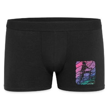 Boulderer Boulder Bouldern - Männer Boxer Shorts - Schwarz - Vorne