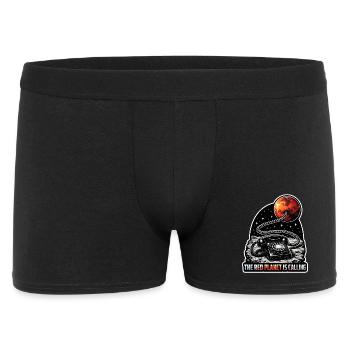 Lass Uns Zum Mars Gehen. Mars-erkundungsmission - Männer Boxer Shorts - Schwarz - Vorne