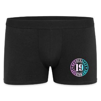 19th Birthday Boy Girl Legend Level 19 - Men's Boxer Shorts - black - Front