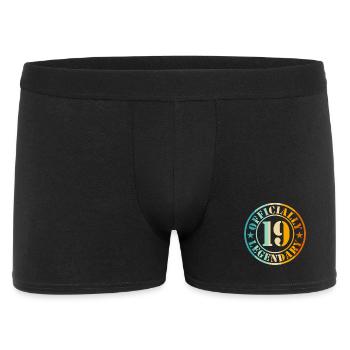 19th Birthday Boy Girl Legend Level 19 - Men's Boxer Shorts - black - Front
