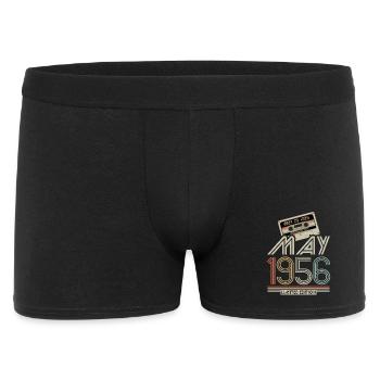 Best of May 1956 Kassette | Limited Edition - Männer Boxer Shorts - Schwarz - Vorne