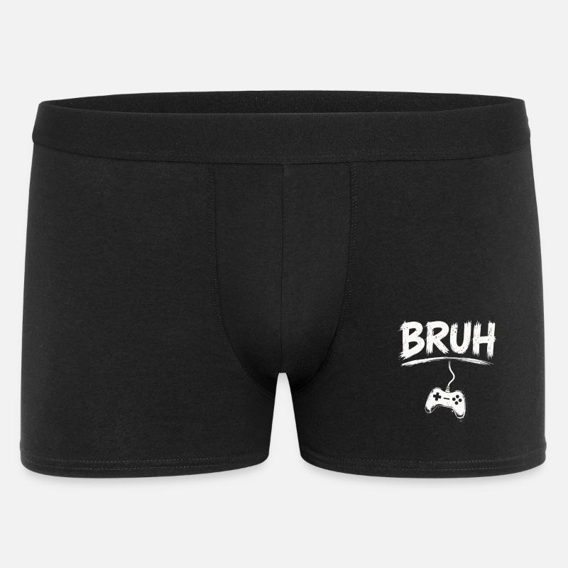 BRUH Gaming Controller Splash - Männer Boxer Shorts - Schwarz