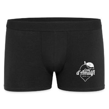 Costa d'Amalfi und Zitrone Italien Amalfiküste - Männer Boxer Shorts - Schwarz - Vorne