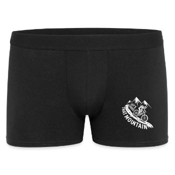 Mountain Bike Downhill MTB Riding Cycling Action - Men's Boxer Shorts - black - Front