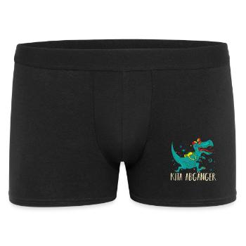 Kita Erste Klasse Dinosaurier Schüler Kindergarten - Männer Boxer Shorts - Schwarz - Vorne