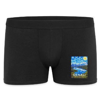Parc national de Denali, Alaska - Boxer Homme - noir - Devant