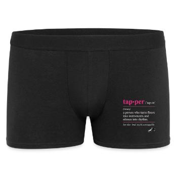 Definition Tap Dancing Tap Dancer Dance - Men's Boxer Shorts - black - Front