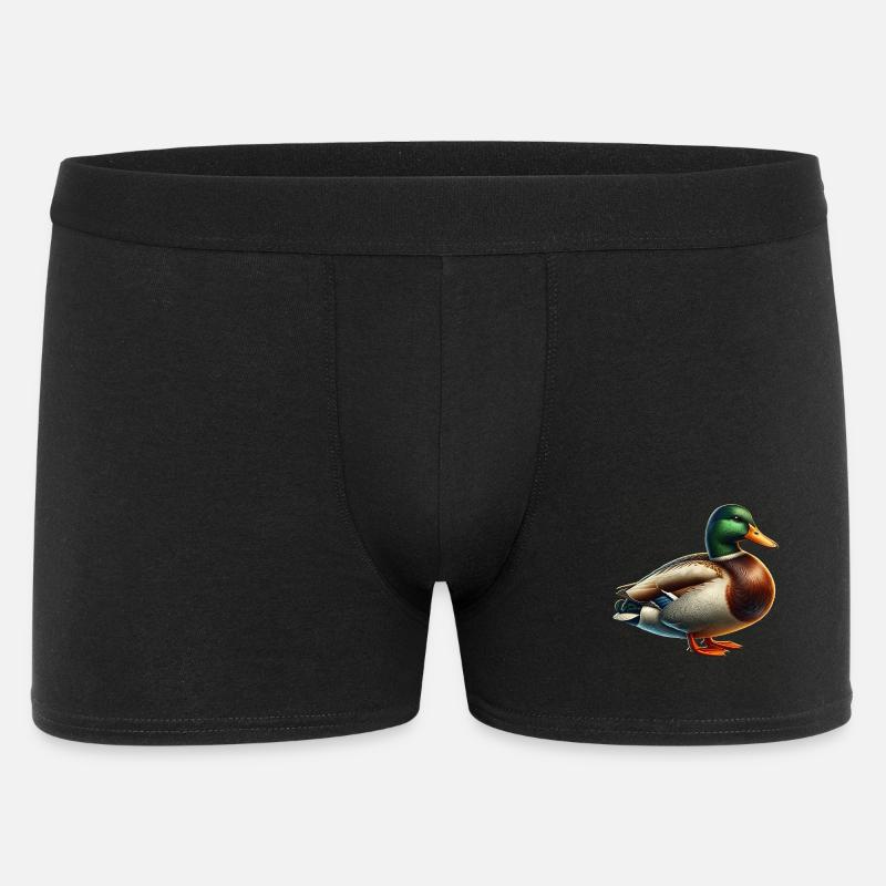canard colvert - Boxer Homme - noir
