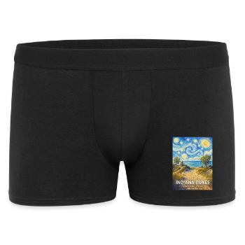 Indiana Dunes National Park Indiana - Männer Boxer Shorts - Schwarz - Vorne