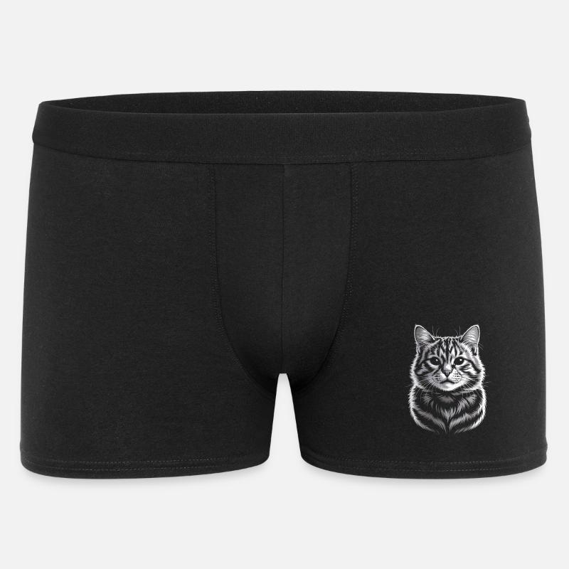 Britisch Kurzhaar BKH - Männer Boxer Shorts - Schwarz