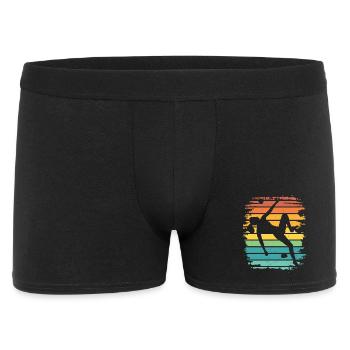 Boulderer Boulder Bouldern - Männer Boxer Shorts - Schwarz - Vorne