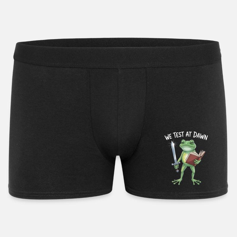 Dawn Test Frog Knight - Men's Boxer Shorts - black