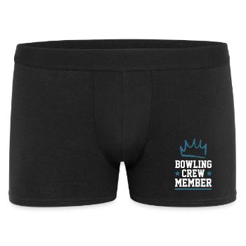 Équipe de bowling - Boxer Homme - noir - Devant