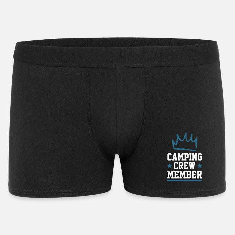 Camping Crew - Men's Boxer Shorts - black
