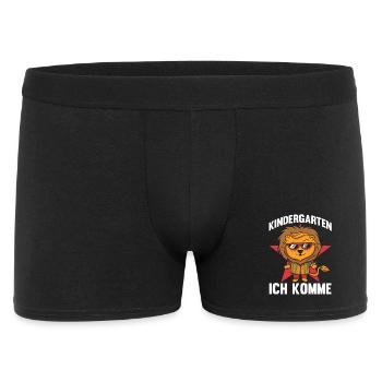 Kita Erste Klasse Löwe Schüler Kindergarten - Männer Boxer Shorts - Schwarz - Vorne