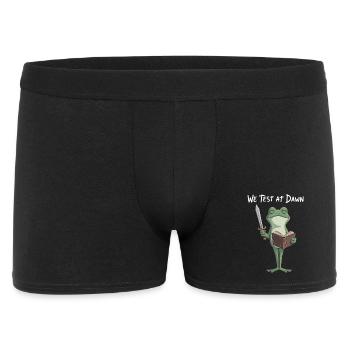 Dawn Test Frog Knight - Men's Boxer Shorts - black - Front