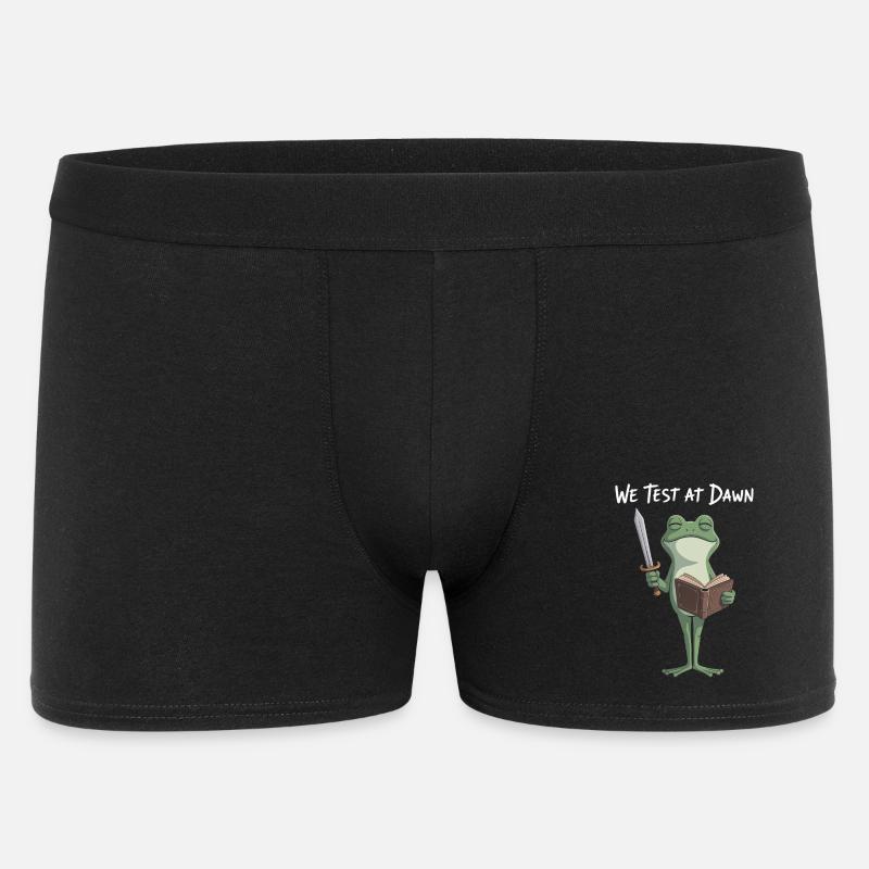 Chevalier Grenouille de Test de l’Aube - Boxer Homme - noir