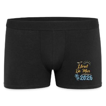 Lloret De Mar 2026 - Männer Boxer Shorts - Schwarz - Vorne
