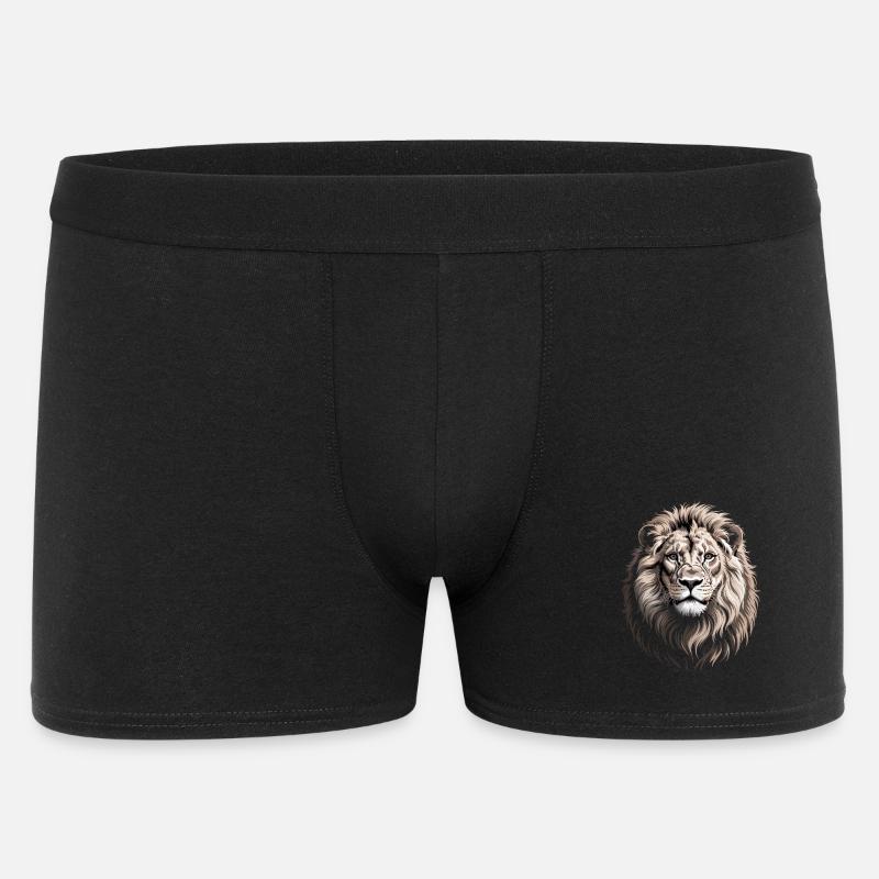 Lion - Boxer Homme - noir