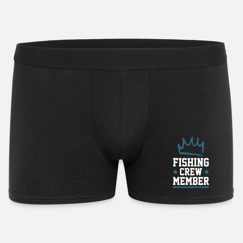 Fishing Crew - Männer Boxer Shorts - Schwarz
