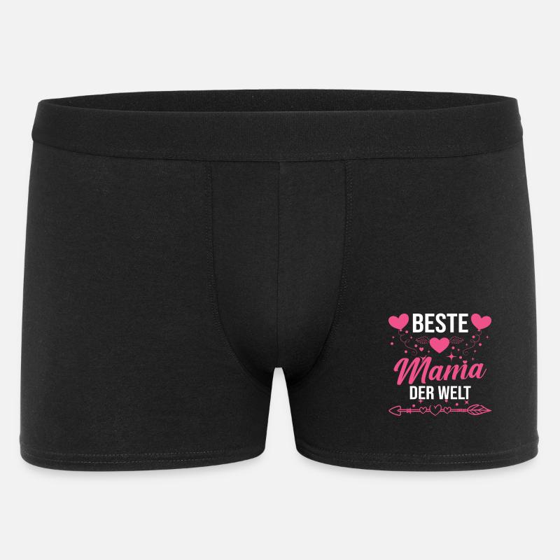 Beste Mama der Welt - Männer Boxer Shorts - Schwarz