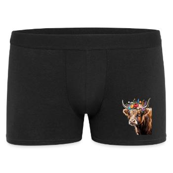 Cow - Men's Boxer Shorts - black - Front