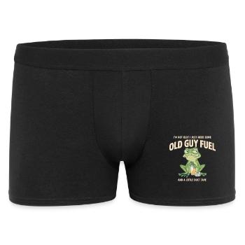 Old Guy Fuel Frog Tee - Men's Boxer Shorts - black - Front
