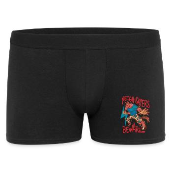 Cavalier, cavalier, cheval, sphémistes méfiants, méfiez-vous - Boxer Homme - noir - Devant