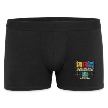 Autism Neurodiversity Chemistry Periodic Table - Men's Boxer Shorts - black - Front