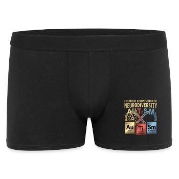 Neurodiversity Autism Chemistry Periodic Table - Men's Boxer Shorts - black - Front