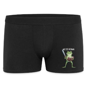 Dawn Test Frog Sword and Book - Men's Boxer Shorts - black - Front